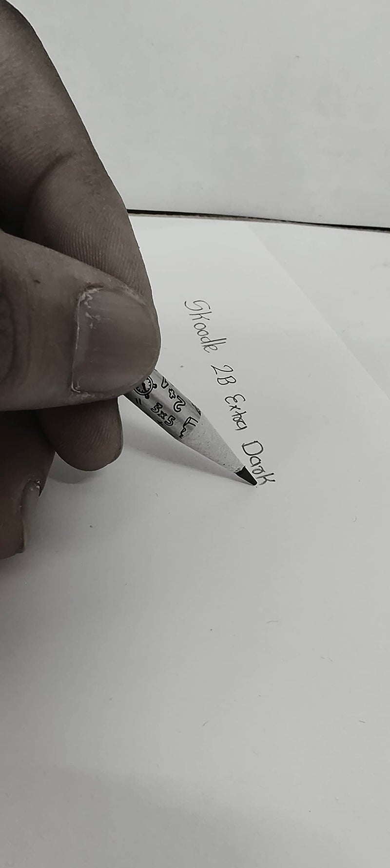 KICKZU Paper Pencils #2B Plantable seed Extra Dark Black | Printed Pencil for Kids School Office Artist | Eco-Friendly Paper Pencils with Plantable Seed | Writing, Sketching, Drawing - Image 4