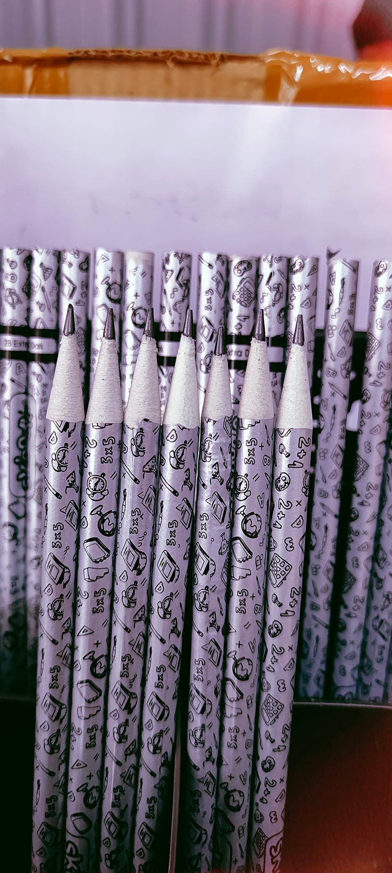 KICKZU Paper Pencils #2B Plantable seed Extra Dark Black | Printed Pencil for Kids School Office Artist | Eco-Friendly Paper Pencils with Plantable Seed | Writing, Sketching, Drawing - Image 5