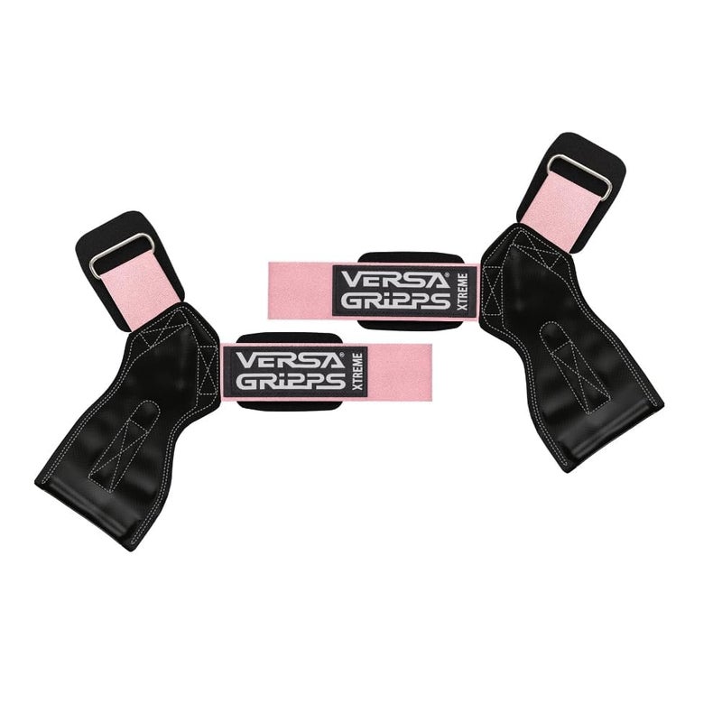 Versa Gripps Xtreme Wrist Straps Made in USA Patented VersaBridge Grip with UShaped Carpal Support for Weightlifting RL Blush - Image 2
