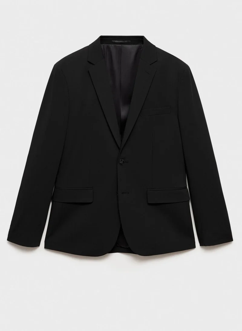 Mango Man Super slim-fit suit jacket in stretch fabric