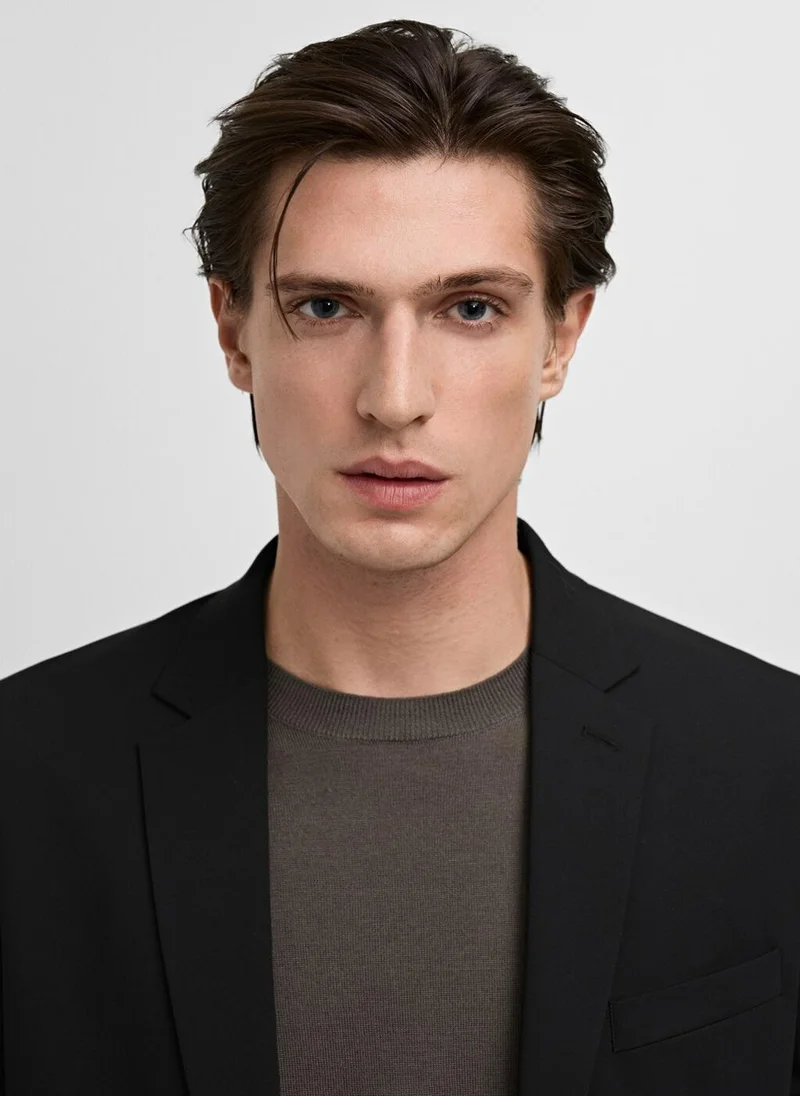 Mango Man Super slim-fit suit jacket in stretch fabric