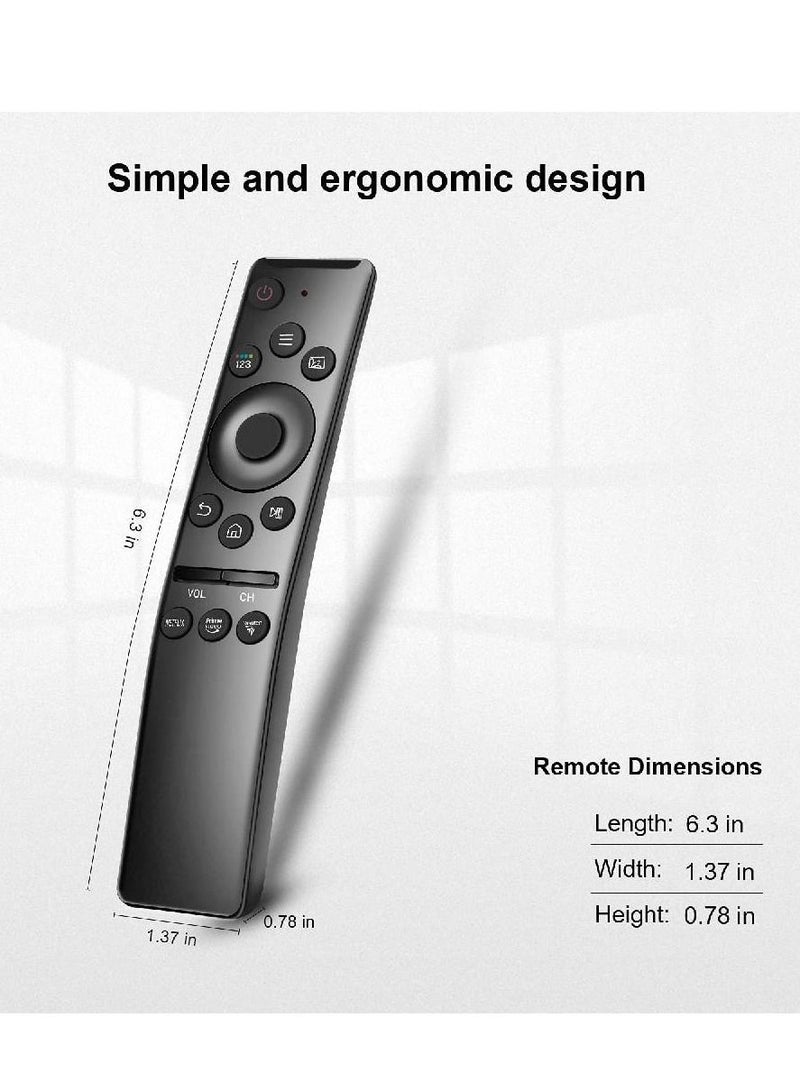 Raxoom Universal Remote Control For Samsung Smart TV HDTV 4K UHD Curved QLED With Netflix Prime Video Buttons Black - Image 2