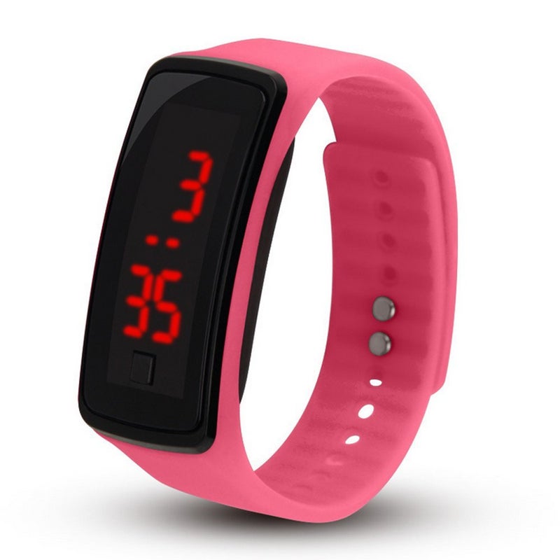 CdyBox ساعة رياضية رقمية لمسية من سيليكون LED للجنسين CdyBox - عبوة 10 قطع - Image 4