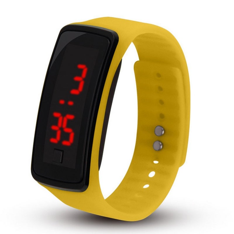 CdyBox ساعة رياضية رقمية لمسية من سيليكون LED للجنسين CdyBox - عبوة 10 قطع - Image 3