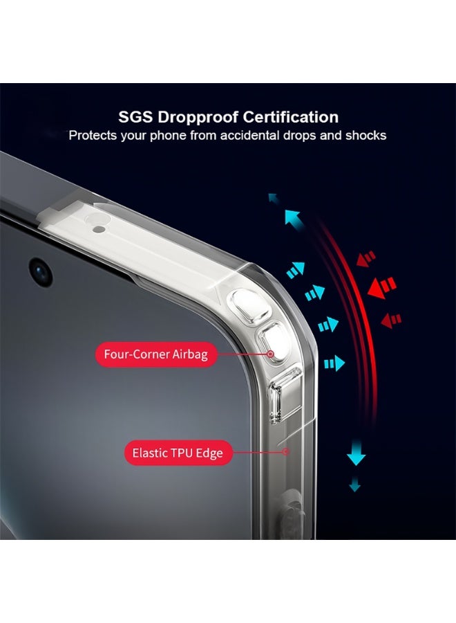 إكسوند غطاء لهاتف OPPO Find X9 Pro بتصميم إطار مرتفع حول العدسة للحماية من الخدوش، ومصدّ TPU وPC لامتصاص الصدمات، وهيكل نحيف مقاوم للاصفرار. - Image 4