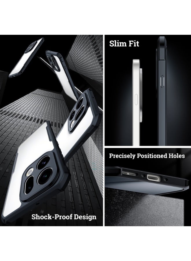 إكسوند غطاء لهاتف OPPO Find X9 Pro بتصميم إطار مرتفع حول العدسة للحماية من الخدوش، ومصدّ TPU وPC لامتصاص الصدمات، وهيكل نحيف مقاوم للاصفرار. - Image 5