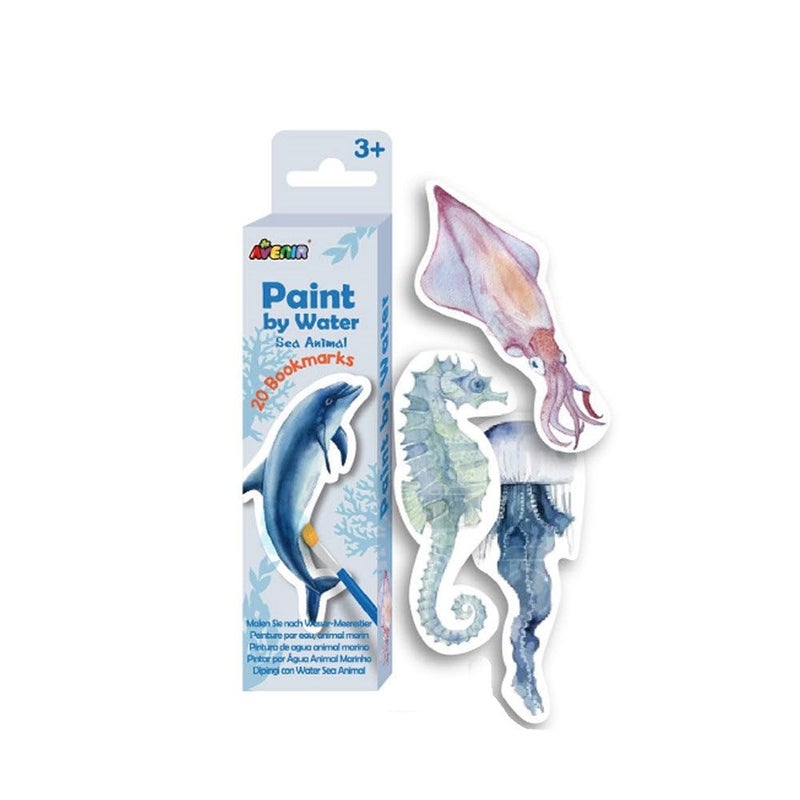 Avenir Natural Creation Watercolour Painting Bookmarks Sea Animal - Image 1