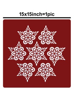 ABS HERBALS ABS HERBALS Rangoli Sticker Kolam Sticker for Wall Tile Floor Steel Sticker Model MB1  - Image 2