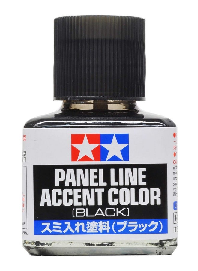 Tamiya Panel Line Accent Color 40Ml Black Tam87131 Plastics Paint Enamels  - Image 1