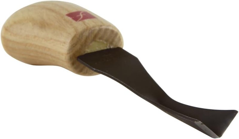 Flexcut Palm V-Tool with High Carbon Steel Blade and Solid Ash Handle - 5/8 Inch, 90 Degrees - Image 2