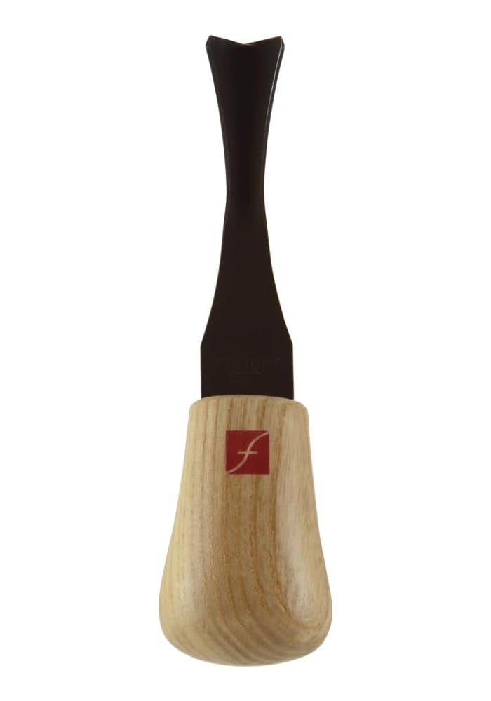 Flexcut Palm V-Tool with High Carbon Steel Blade and Solid Ash Handle - 5/8 Inch, 90 Degrees - Image 1
