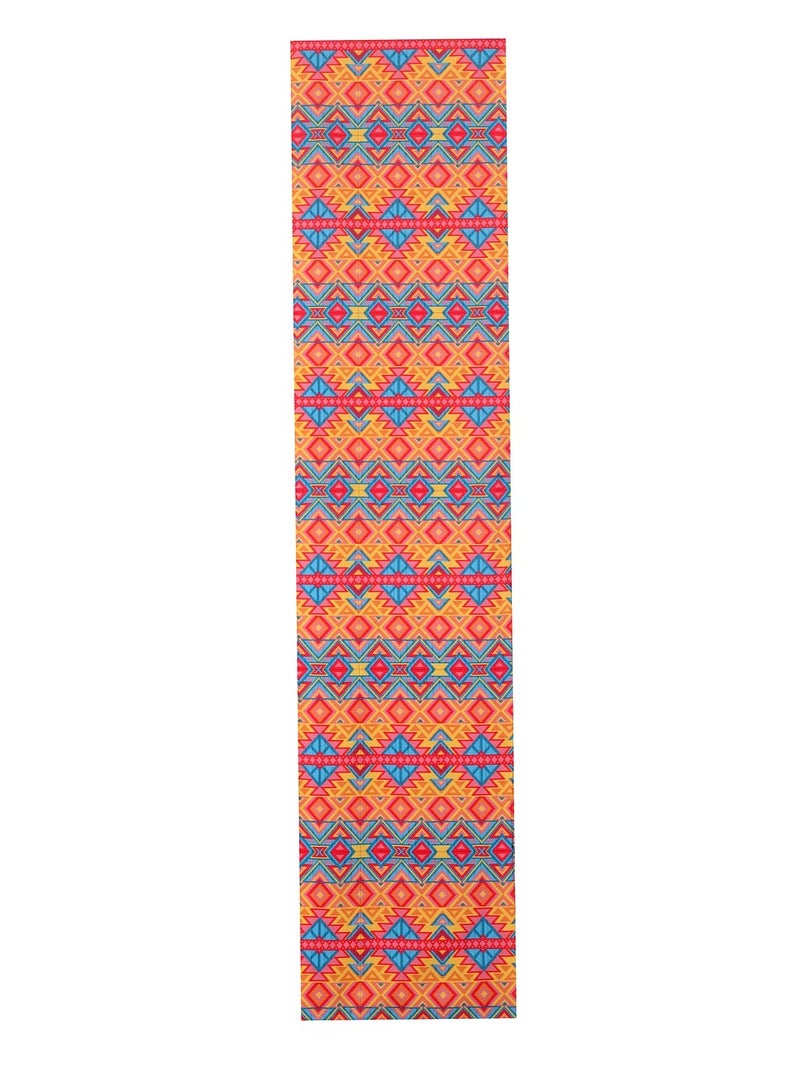 Alina Decor Alina Decor Poly Cotton Abstract Pattern Hd Printed Washable Runner for Dining Table Runner/Table Runner for Dining Table 4-6 Seater Table Runner Cloth (Multicolor, 13 Inch X 54 Inch), Large - Image 2