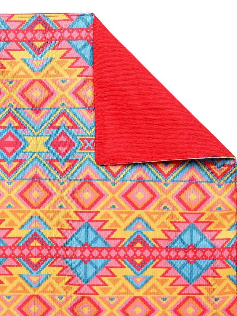 Alina Decor Alina Decor Poly Cotton Abstract Pattern Hd Printed Washable Runner for Dining Table Runner/Table Runner for Dining Table 4-6 Seater Table Runner Cloth (Multicolor, 13 Inch X 54 Inch), Large - Image 4