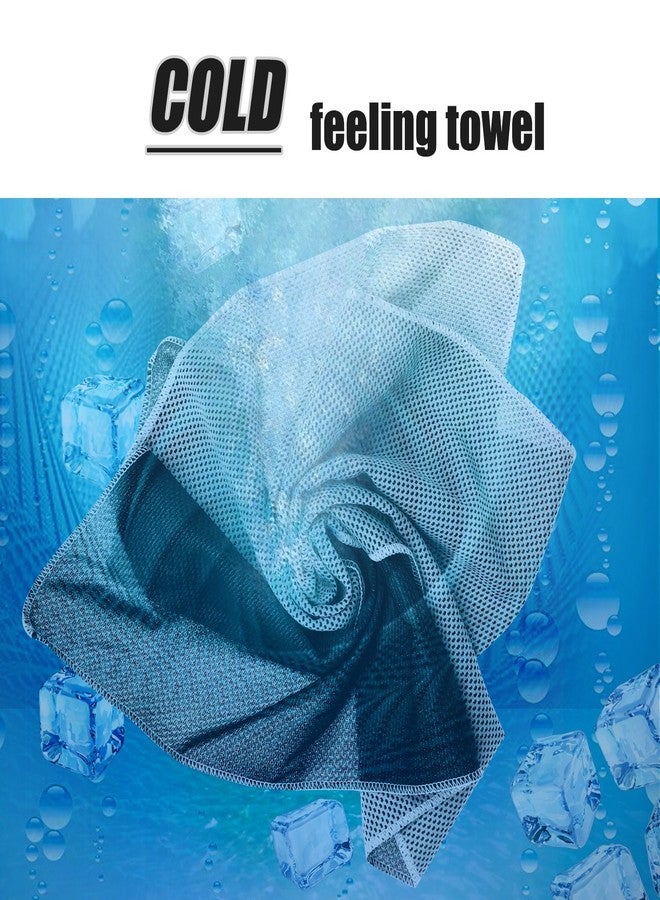 Biange Cooling Towels (40"x 12", Pack of 10) for Neck and Face, Cold Towel for Hot Weather, Sports, Workout, Fitness, Gym, Yoga, Golf, Pilates, Travel, Camping & More - Image 5