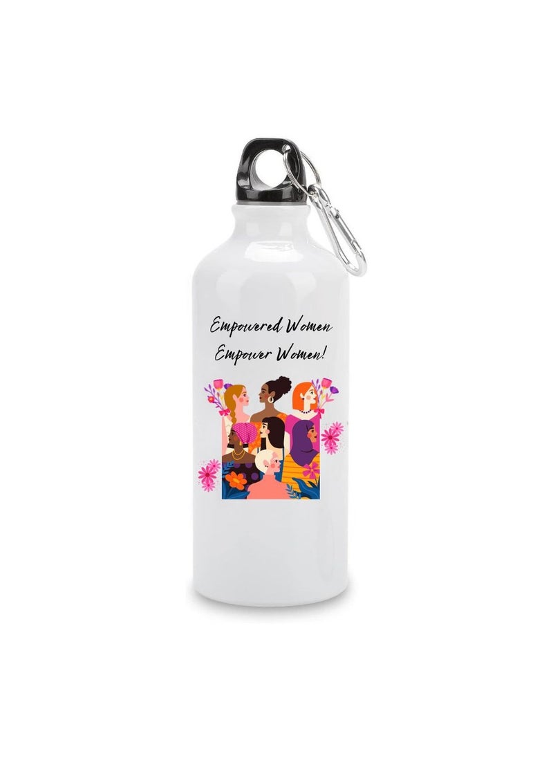 PRINTSHOP4ME International Womens Day Water Bottle 23 Oz–700ml Insulated Stainless Steel Bottle,Keeps Drinks Hot&Cold,Reusable Travel Flask,Gift For Celebrations&Holidays  - Image 1