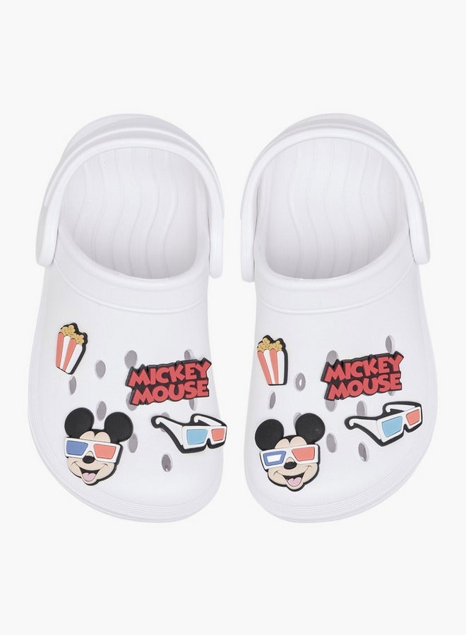 Disney Boys Mickey Mouse Jibbitz Clogs with Backstrap - Image 3