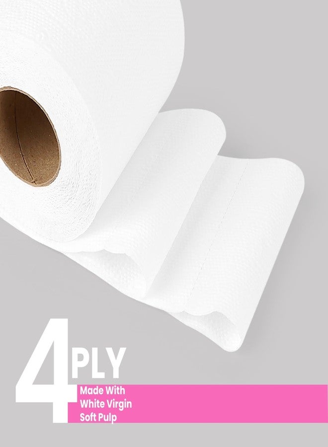 LAURELS 4 Ply Toilet Tissue Paper Roll - Pack of 12 (145 Pulls Per Toilet Roll, Total 1740 Pulls) (Blue) - Image 4