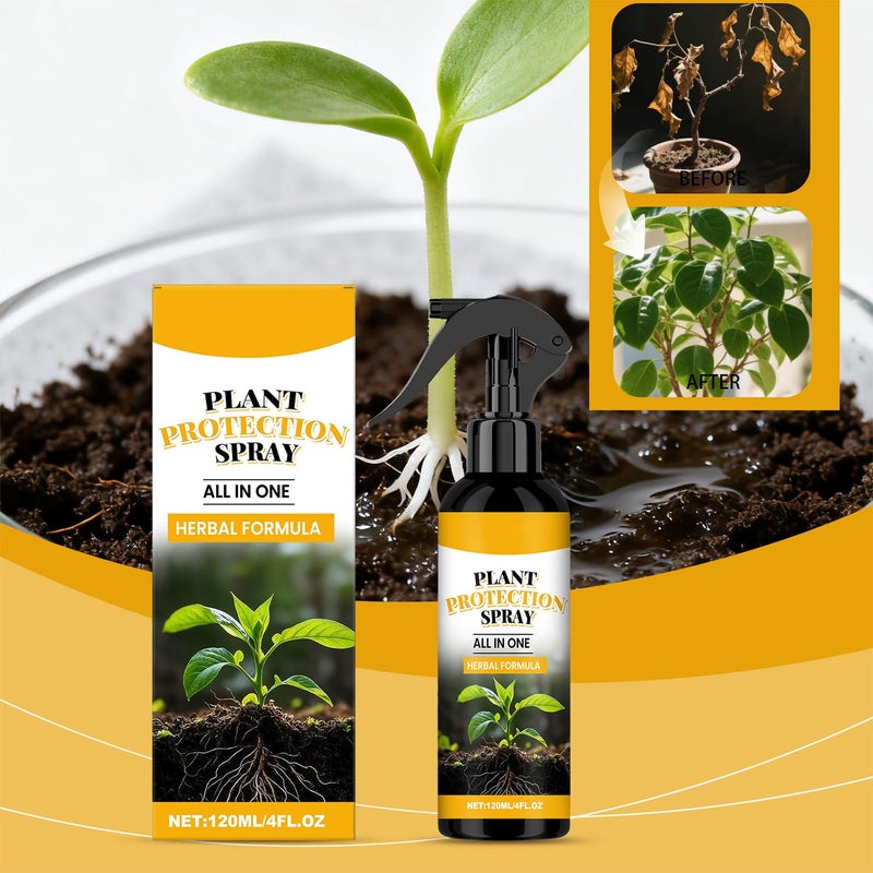 Makbeaty Plant protection spray, Natural Germs and Fungus Killer for Plants,for Indoor and Outdoor Plants | Removes Mealybugs, Fungus and Other Pests from plants,Plant pest control Ready to Use - Image 2