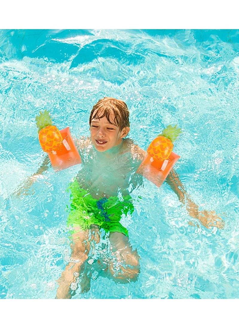 SYOSI - SYOSI Inflatable Armbands for Kids 2-8 Cartoon Arm Bands Baby Floats for Swimming Toddler Armbands Swim Trainers Floating Sleeves for Pool Water Swim Training Aids Boys Girls Pool Safety Equipment - Image 1