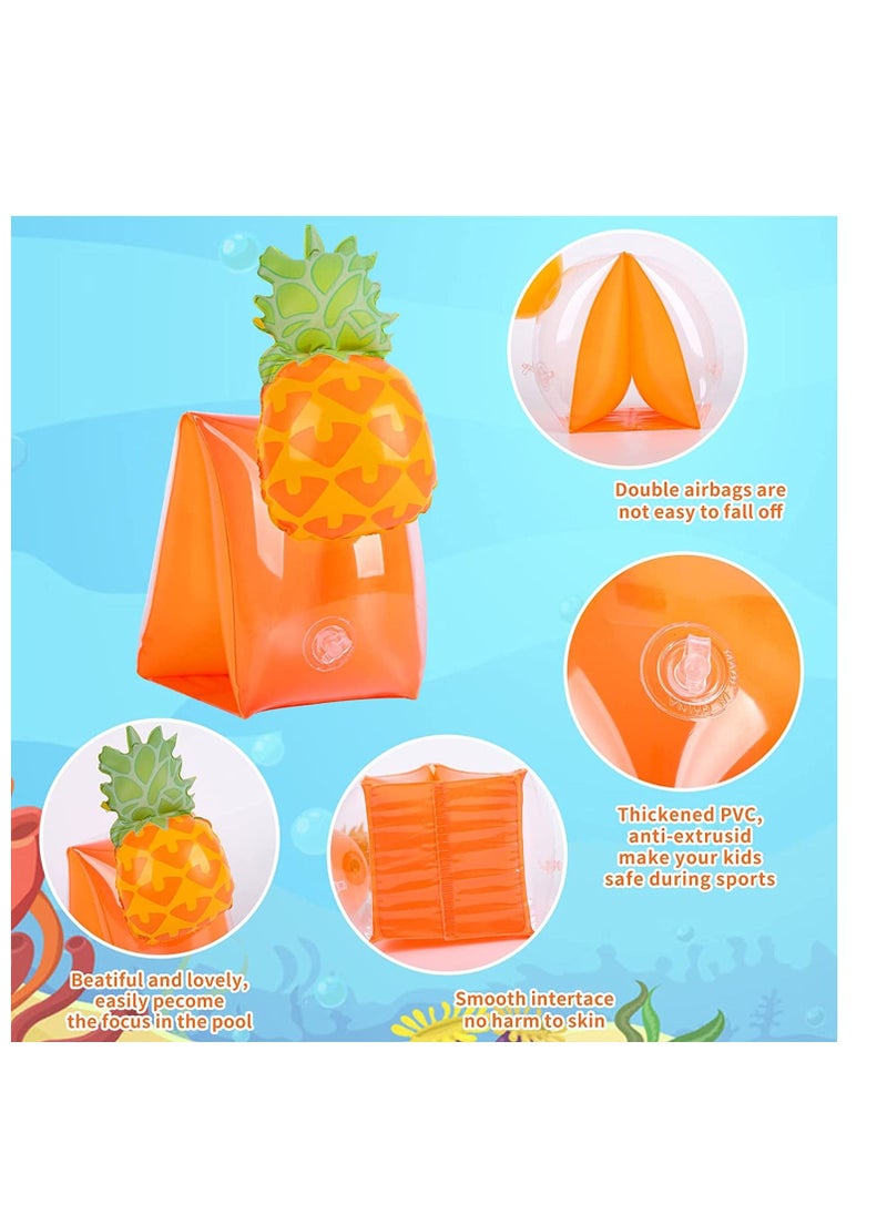 SYOSI - SYOSI Inflatable Armbands for Kids 2-8 Cartoon Arm Bands Baby Floats for Swimming Toddler Armbands Swim Trainers Floating Sleeves for Pool Water Swim Training Aids Boys Girls Pool Safety Equipment - Image 1