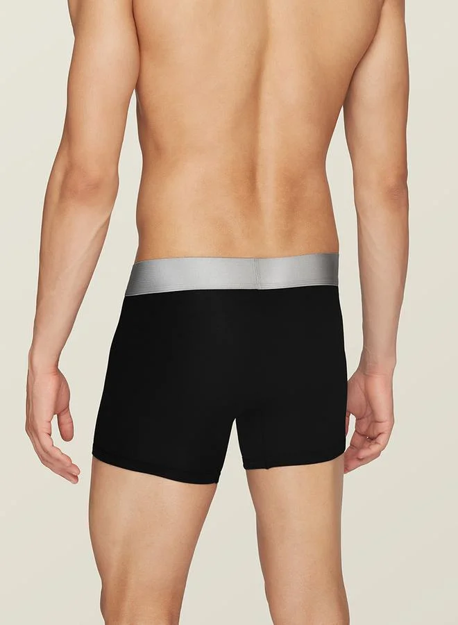 اكس واي اكس اكس Modal Stretch Trunks with Branded Elastic by Styli