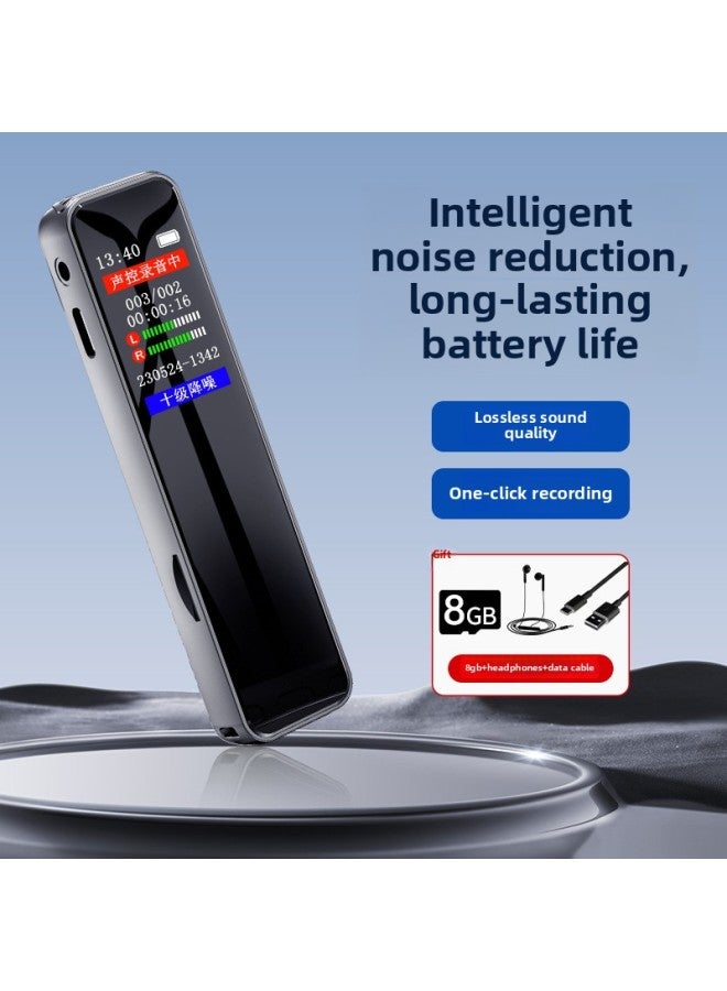 Recording Pen Portable Professional High Definition Noise Reduction Artifact Large Capacity Students Use Super Long Standby Lawyers In Class-Body Color:Official Flagship Version 8g Memory Card 【free Headphones】-Memory Capacity:Other/other - Image 1