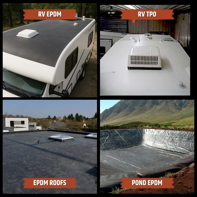 Liquid Rubber EPDM and TPO Primer – High-Performance Basecoat for RV, Camper and Trailer Roof Protection, 1 Gallon - Image 4