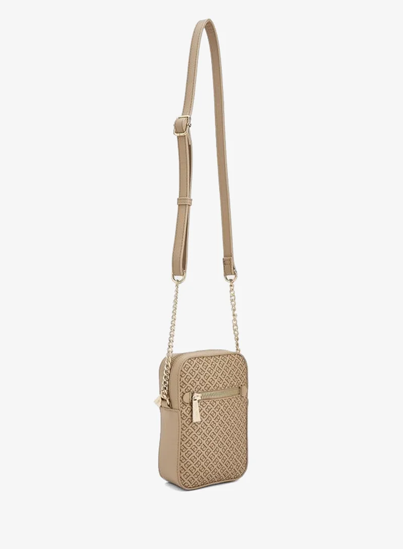 فلورا بيلا من شو إكسبرس Flora Bella Monogram Print Crossbody Bag With Zip Closure