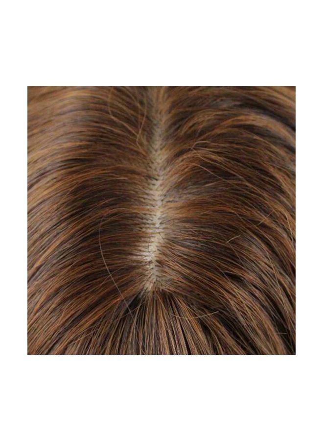 NIBEMINENT Curly Long Hair Wig Brown - Image 4