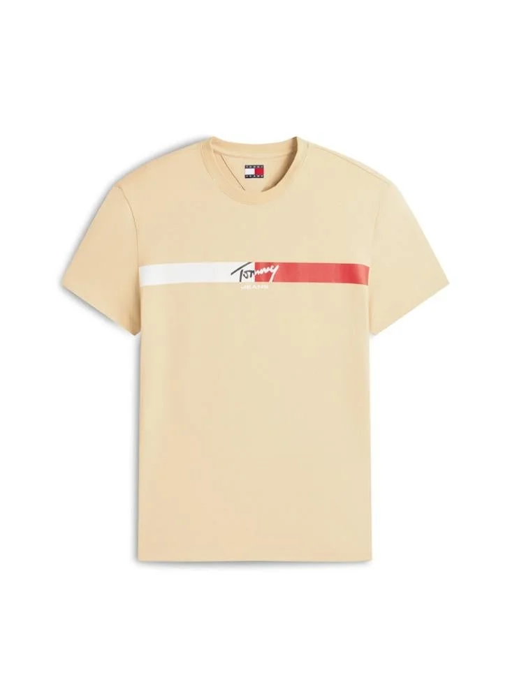 TOMMY JEANS  Signature Logo Jersey T-Shirt for Men | Best Price UAE