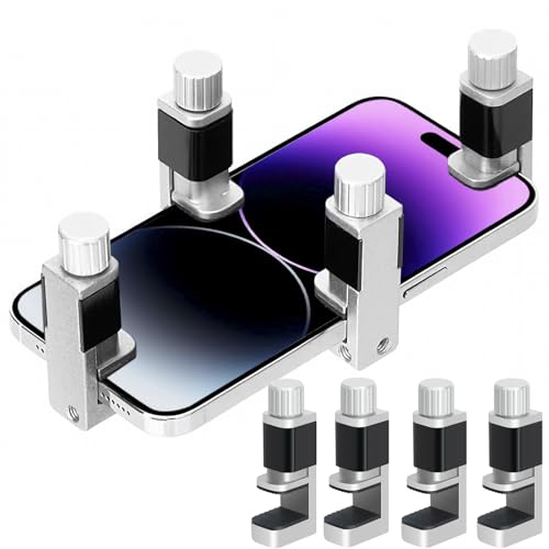 Kaisi Phone Screen Repair Tools Adjustable Fastening Clamps Clip Tools Compatible for Fixing Screen Uplift Cell Phone, iPhone, Samsung, iPad, iPod, MacBook, Laptops, Tablets, LCD Screen, 4 Pack - Image 1