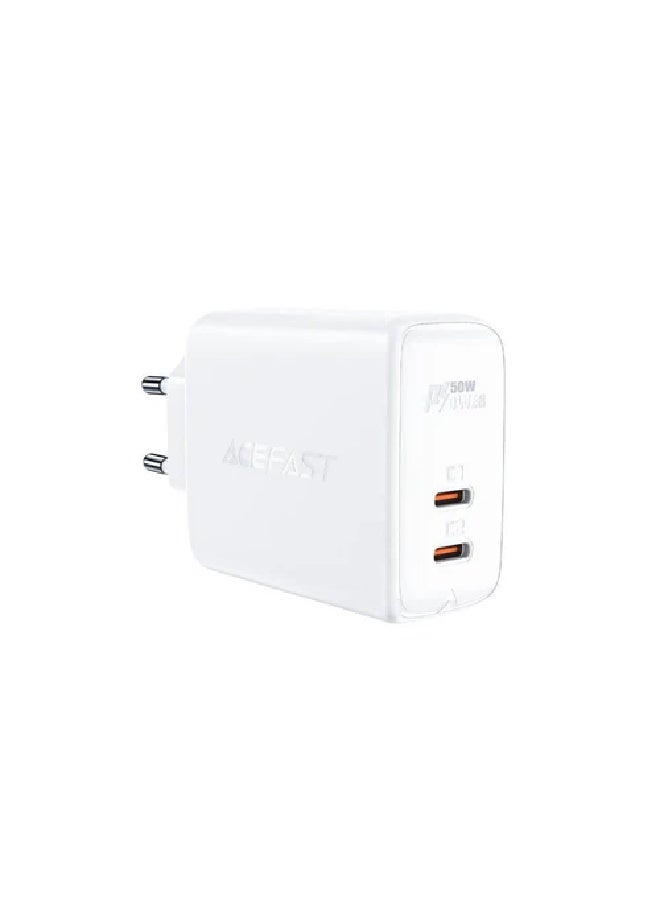 ACEFAST A29 GaN 50W 2xUSB-C Fast Wall CHARGER PD3.0 - Image 2