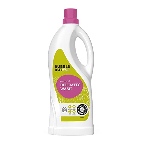BubbleNut Wash Delicates Wash Liquid (1.8 Lits) Saree Shampoo, Silk Saree Washing, Woolen Winter Clothes, Liquid Wash,Chiffon, Lingerie, Natural, Organic Detergent for Delicate Undergarments - Image 1