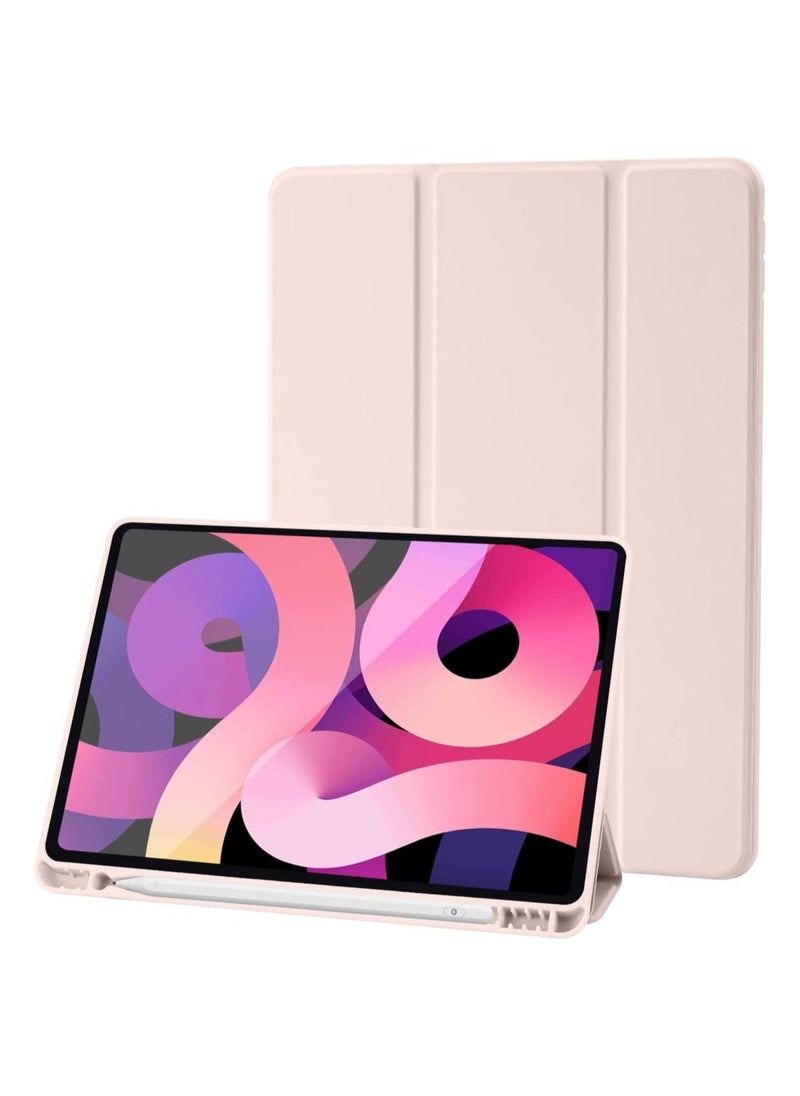 IAF Slim Stand Hard Back Shell Smart Cover With Pen Slot for iPad Pro 12.9 5th Generation 2021 2020 2018, PINK - Image 1