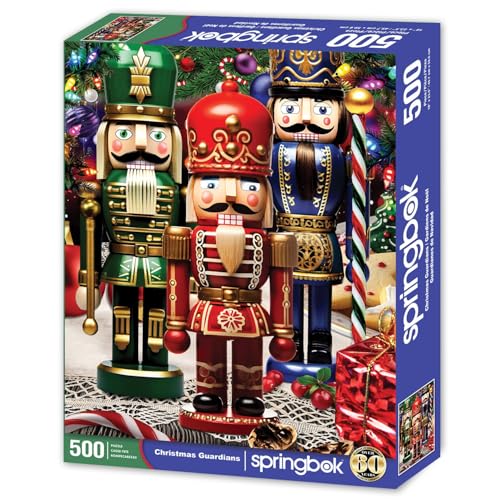 Springbok Christmas Guardians 500 Piece Jigsaw Puzzle for Adults and Family Holiday Nutcrackers Unique Cut Pieces Made in USA - Image 5