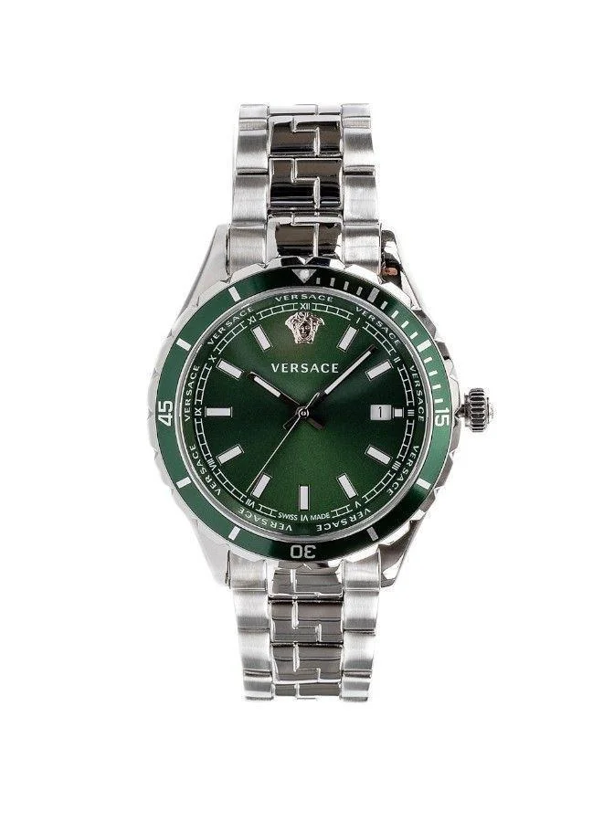 VERSACE Hellenyium Gent 3 Green Dial Watch