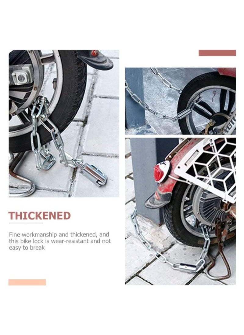 Generic - Metal Chain Bicycle Lock Antitheft Mountain Bike Lock hardened metal Anti theft bicycle lock - Image 1