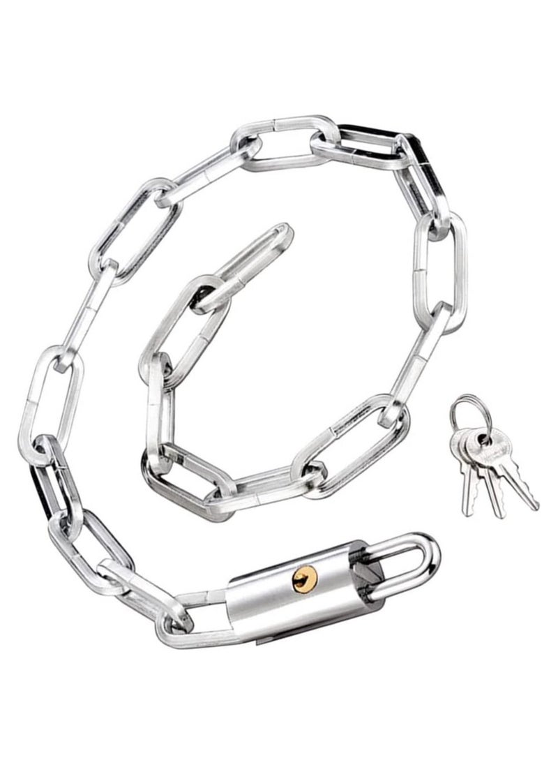 Generic - Metal Chain Bicycle Lock Antitheft Mountain Bike Lock hardened metal Anti theft bicycle lock - Image 1