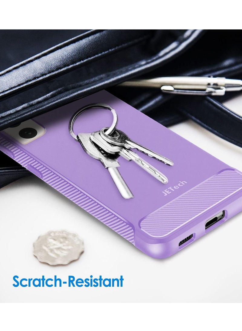 جي تيك جراب نحيف مناسب لهاتف Galaxy S21 5G غطاء هاتف رفيع مع امتصاص الصدمات وتصميم من ألياف الكربون - Image 5