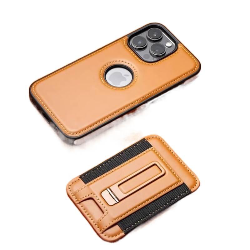 Protective Case | Shockproof Cover for iPhone 16 / 16 Plus / 16 Pro / 16 Pro Max | Leather Texture | Card Holder | Drop Protection - Image 5