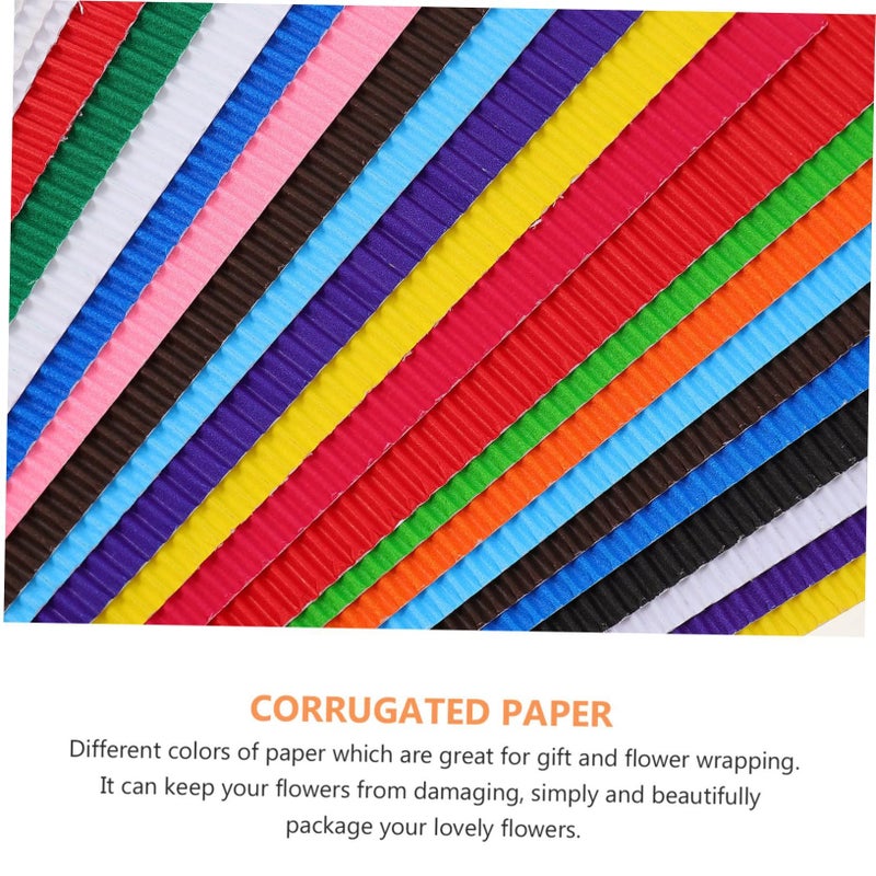 Diy Creative Wavy Gift Wrapping Paper 30 Sheets Mixed Styles Packaging Material - Image 5