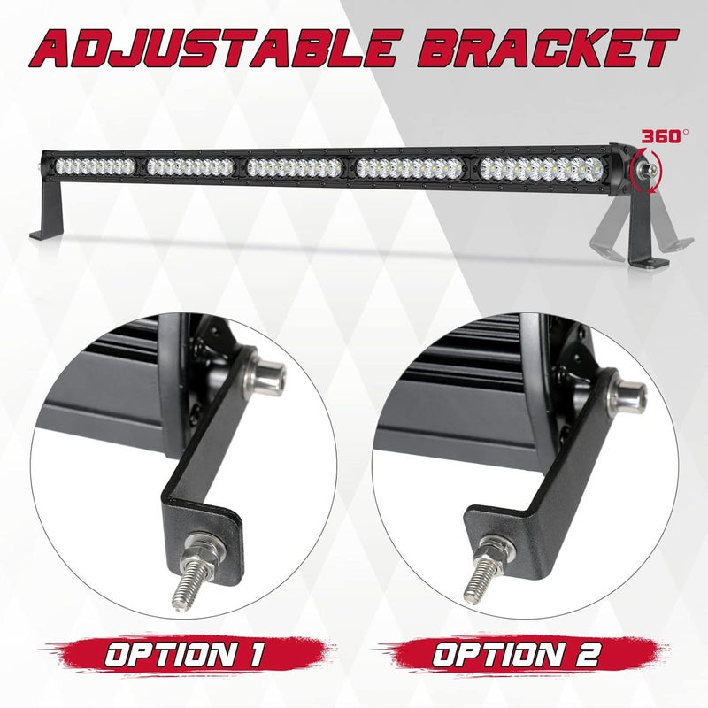 OFFROADTOWN Light Bar Mounting Brackets - 2 Pack - Image 4