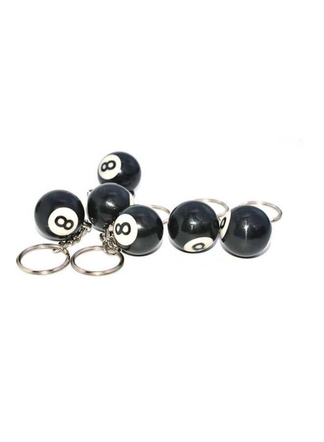 BeeSpring 8 Ball Keychain Creative Key Chain Diameter 0.98 In - Image 5