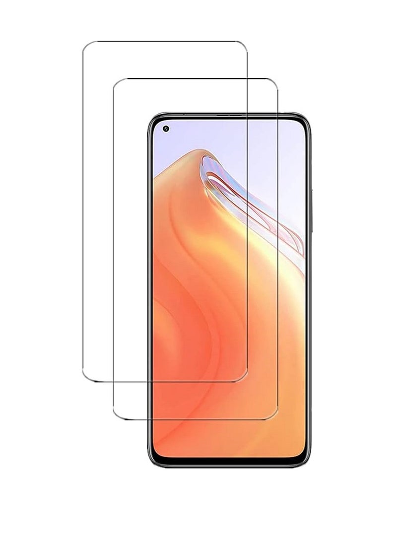 Super 2 Pieces Tempered Glass Screen Protector Clear Designed For Xiaomi Mi 10T Full Screen Coverage And Bubble Free - Image 1