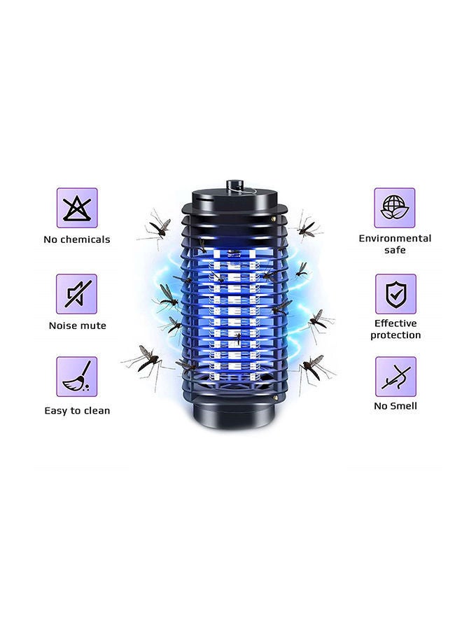 NIBEMINENT USB Electronic UV Light Photocatalyst Mosquito Killer Lamp For Home Use Black - Image 2