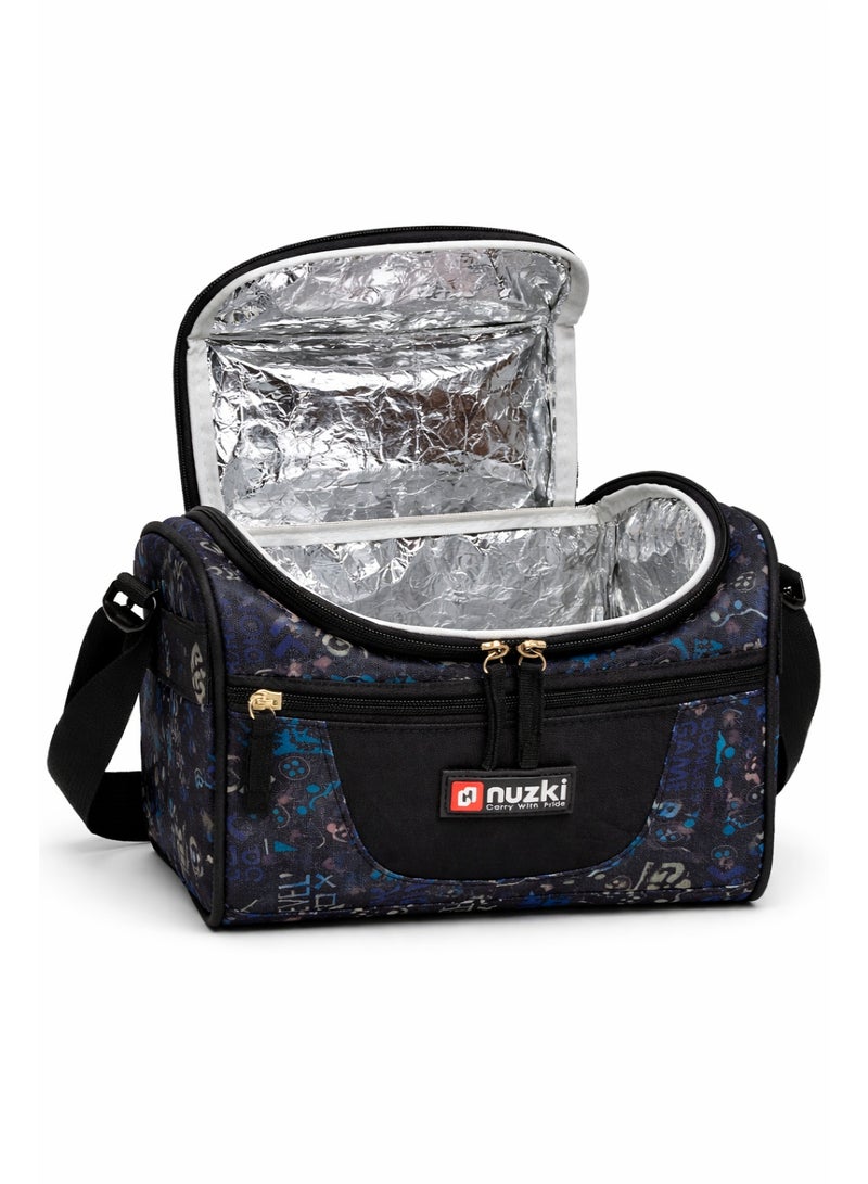 Nuzki Kids Insulated Lunch bag, Cooler Bag Travel Lunch Tote Bags With Adjustable Strap For School Children Student - Image 3