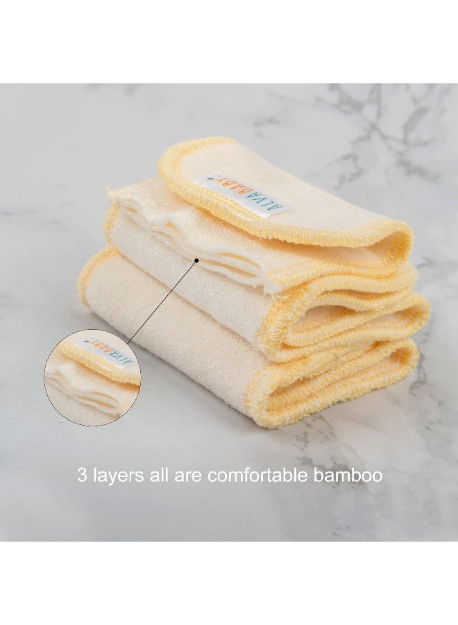 ALVABABY 12PCS Newborn Cloth Diaper Insert - Image 3