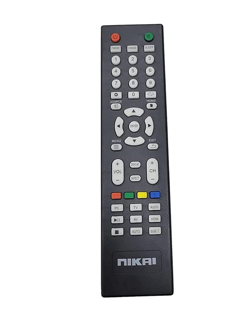 New Replacement Remote Control, Remote Control Fit, Universal Remote Control Compatible with NIKAI TV - Image 2