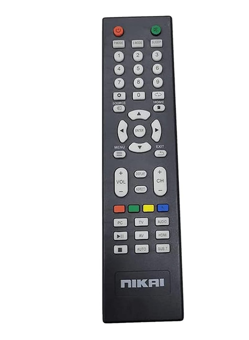 New Replacement Remote Control, Remote Control Fit, Universal Remote Control Compatible with NIKAI TV - Image 3