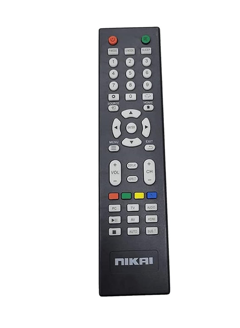 New Replacement Remote Control, Remote Control Fit, Universal Remote Control Compatible with NIKAI TV - Image 1